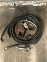 Gas hose and nozzles