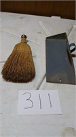 WISK BROOM & UNUSUAL DUST PAN