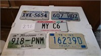 DIFFERENT STATE LICENSE PLATES