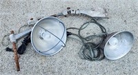 INDUSTRIAL BENCH LAMP, HEAT LAMPS - NO SHIPPING