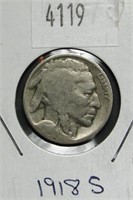 1918 S Buffalo Nickel G4 Condition