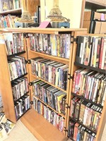 Wood DVD book shelf