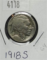 1918 S Buffalo Nickel G4 Condition