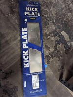 New aluminum kick plate