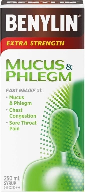 Sealed - BENYLIN Extra Strength Mucus and Phlegm S