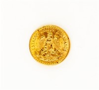 Coin  1945 Gold Mexico Dos Pesos-Gem Unc