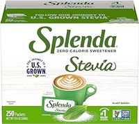 SPLENDA Stevia Sweetener Packets, Zero Calorie