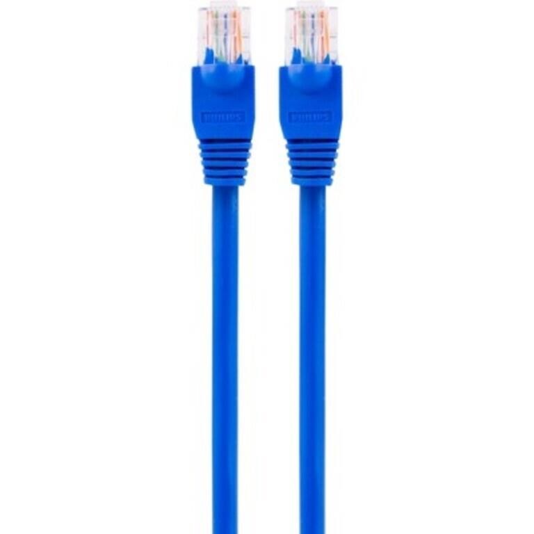 Philips Elite Cat6 3ft Ethernet Cable - Blue