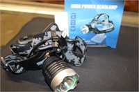 high powered head lamp (display)