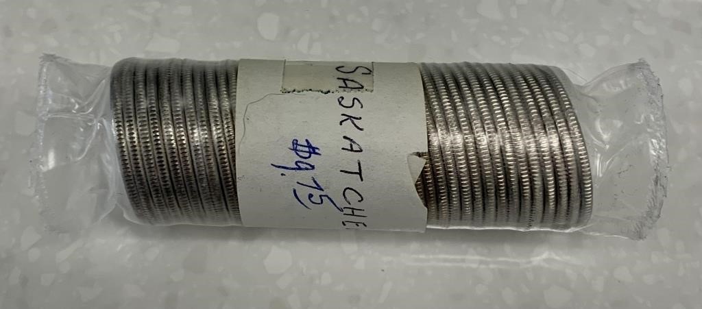 1992 Canada 125 Saskatchewan Quarter Roll