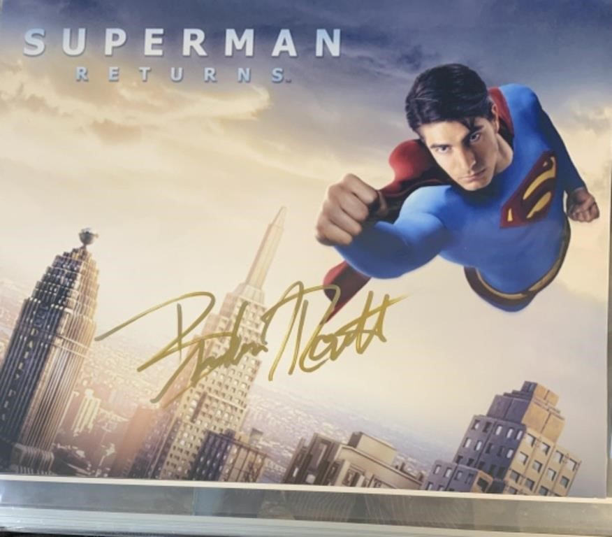 SIGNED Brandon Routh Superman Returns 8x10 Photo