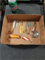 Lot of Various Fishing Lures, Spoons