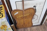 WICKER WALL ART