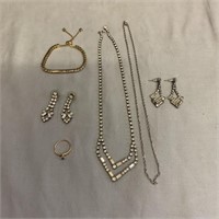 Jewlry Lot- Ring, Bracelet, Earrings, Necklaces