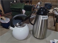 TEA KETTLE AND PITCHER