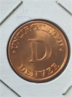 Uncirculated Denver token