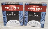 (1050) Rounds of Federal Champion .22LR Ammo