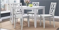Lane Furniture White Casual Dining Table, Wood VeH