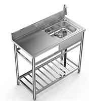 Domccy - Free Standing Commercial Utility Sink