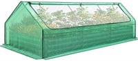 Quictent Raised Garden Bed in Green 8ft x 4ft
