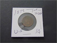 1879 USA Indian Head 1 cent Coin