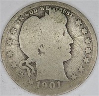 1901 Barber Quarter