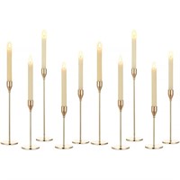 WF594  Glasseam Gold Candlestick Holders Set, Set