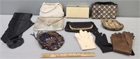 Hand Bags; Purses & Gloves Fashion Couture Lot