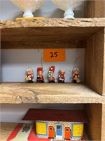 Lot of Wooden Christmas Figures