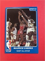 1983 Star Maurice Mo Cheeks All-Star Card 76ers