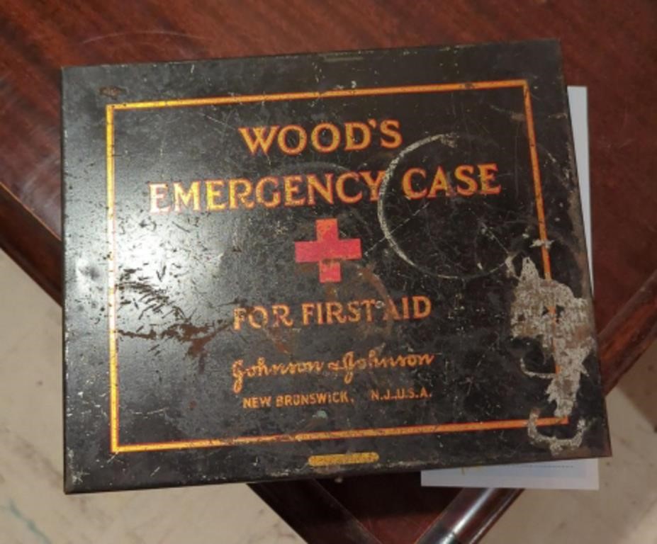 Vintage first aid kit box