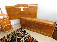 Vintage Waterfall Bed And Dresser (Store)