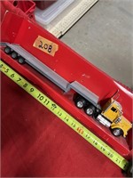 64th scale - semi tractor and flatbed