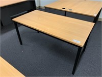 2 Timber Top 1.5m Office Tables