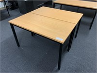 2 Timber Top 1.2m Office Tables