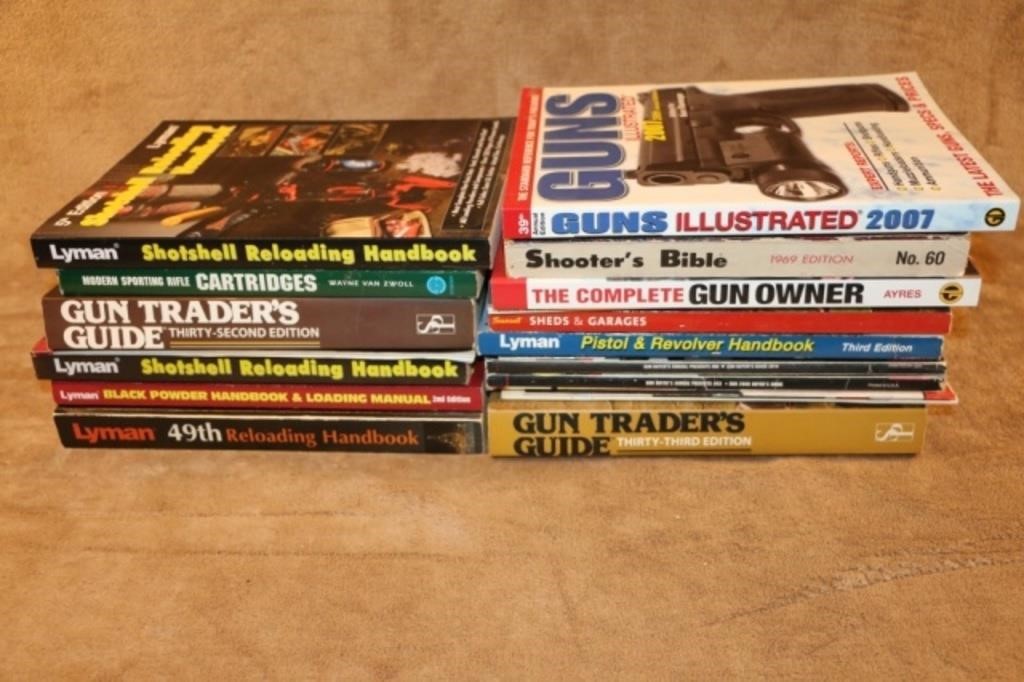 Large Lot of Firarms and Shooting Books