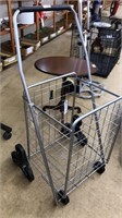 GROCERY CART WITH STAIR CLIMBING WHEELS
