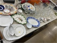 Stemware, Egg Plate, Serving Pieces and Platters