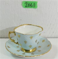 Vintage Aynsley Bone China Tea Cup & Saucer