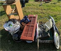 Ford Hubcaps, Shutters, Assorted Hardware Etc.