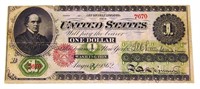 1862 $1 LEGAL TENDER NOTE - LARGE SIZE NOTE