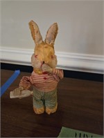Vintage Windup Toy Rabbit Working 8"t