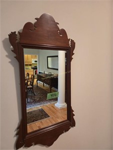 Chippendale Style Hall Mirror 32x17