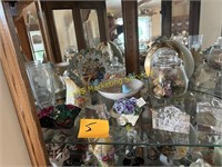 Shelf Contents - Glassware, Collectibles