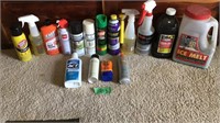 Assorted Household Cleaners & Supplies
