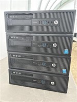 Lot of 4 assorted Hp ProDesk computers