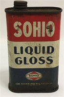 Vintage Sohio Liquid Gloss Oil Can