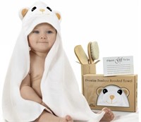 KERMODE Baby Hooded Towel Set – 100 % Bamboo Baby