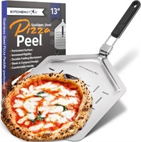 Perforated Stainless Steel Pizza Peel
