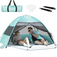 Large Easy Setup Beach Tent,Anti-UV Beach ShadeNEW